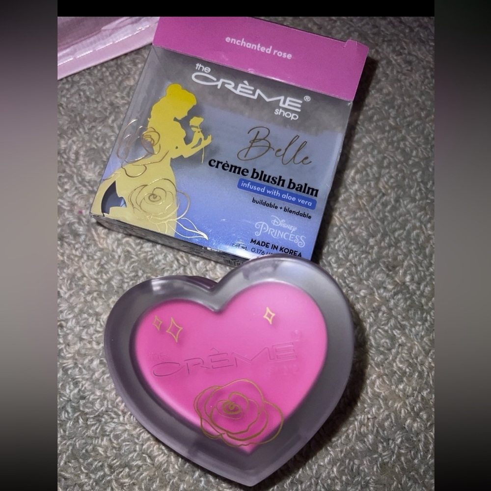 New crème shop Belle enchanted rose blush!